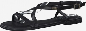 s.Oliver Sandals in Black: front