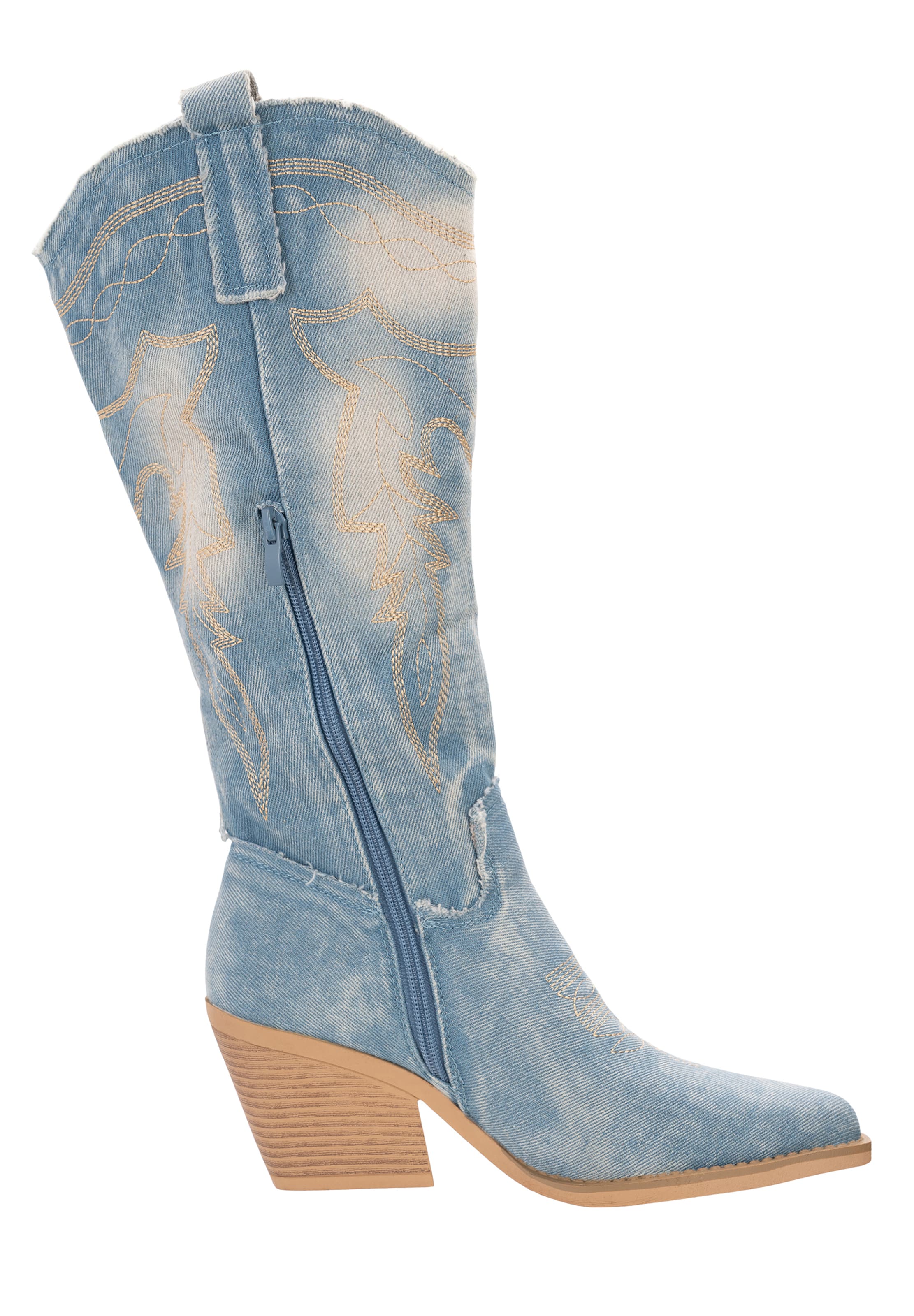 Salinyang Cowboylaarzen in Blauw