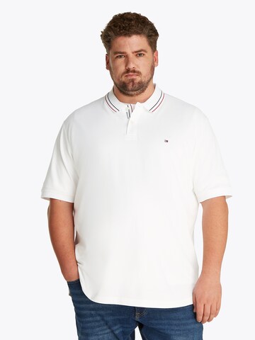 Maglietta di Tommy Hilfiger Big & Tall in bianco: frontale