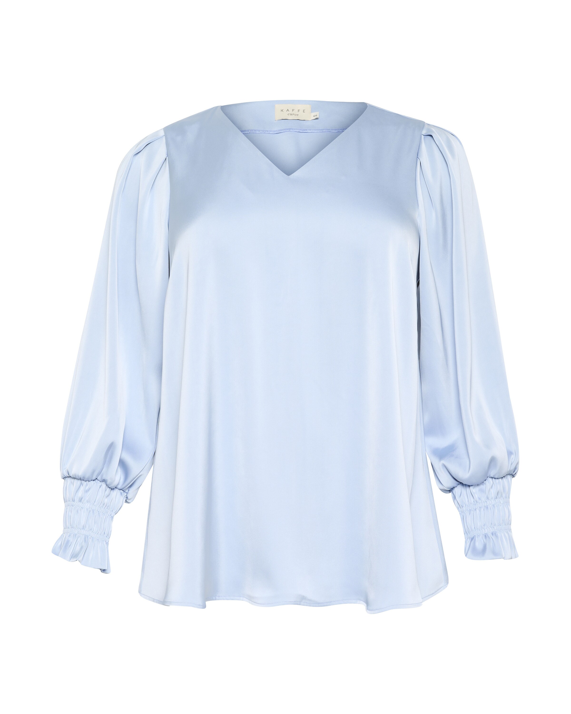 KAFFE CURVE Blouse 'KC' in Blue