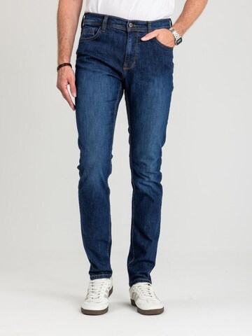 Slimfit Jeans 'Męskie Spodnie jeansowe Mustang Style Vegas Slim Denim Blue 1018073 5000 882' di MUSTANG in blu