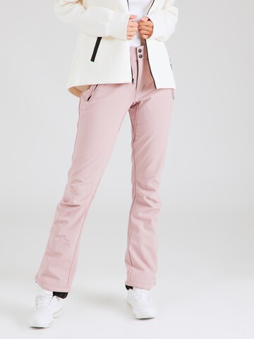 Regular Pantalon outdoor 'LOLE' PROTEST en rose : devant