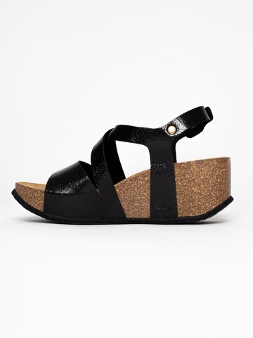 Bayton Sandal 'Malaga' in Black