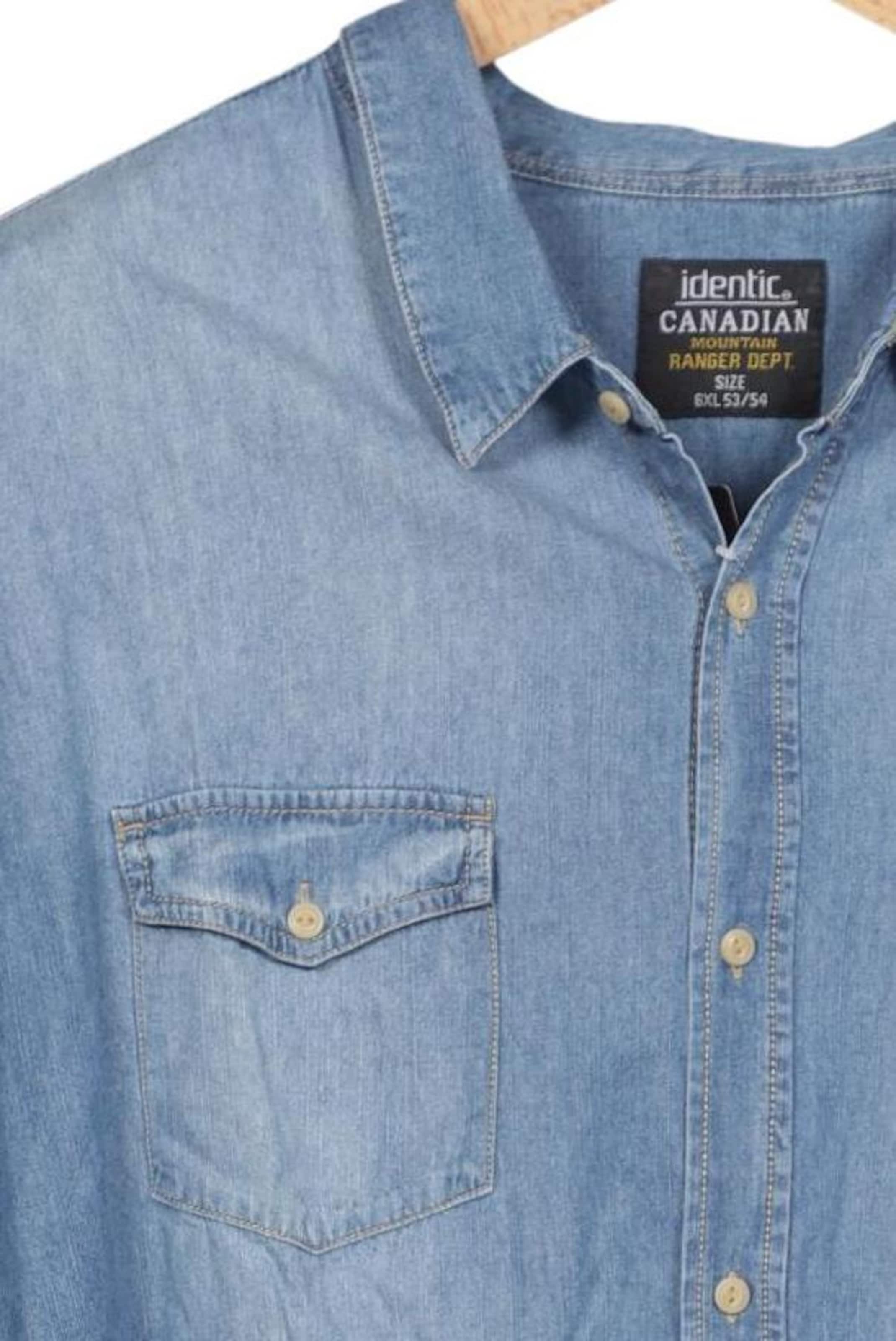 Canadian Classics Button Up Shirt in 7XL in Blue