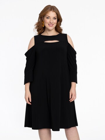 YOEK Dress in Black: front