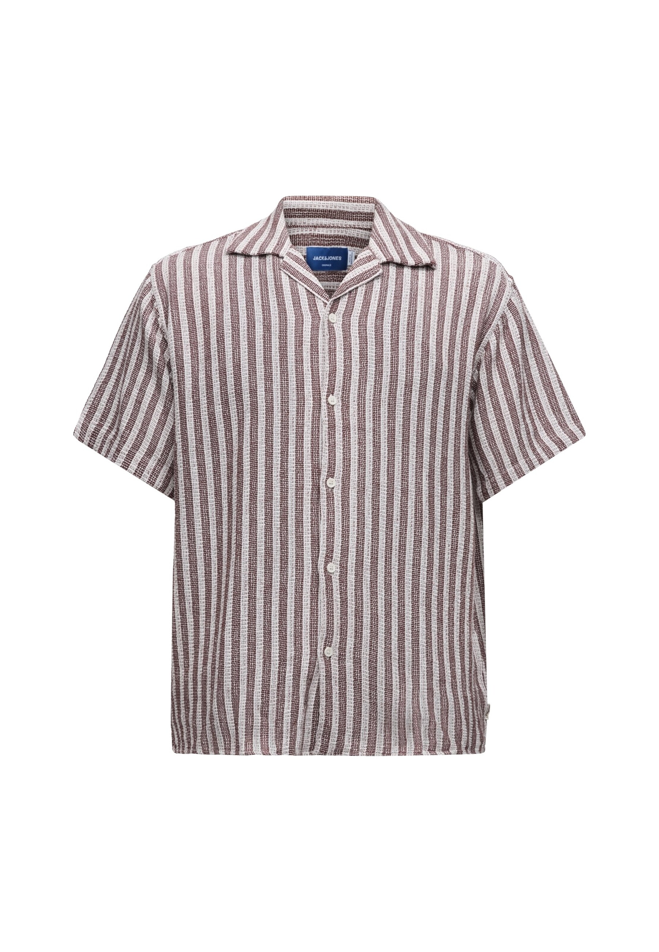JACK & JONES Hemd 'JORCOBA' in Braun: Vorderseite