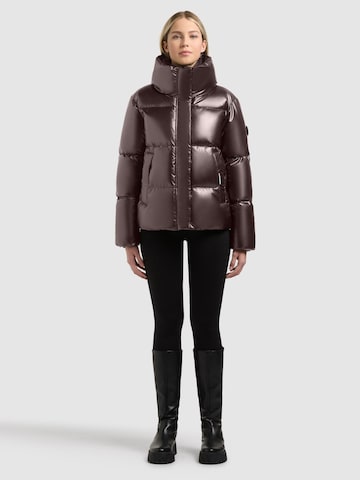 khujo Winterjas 'Rinja3 Shiny' in Lila