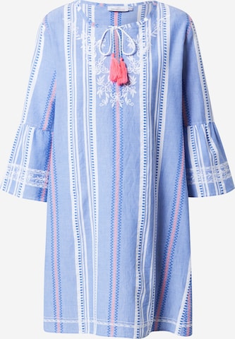 Zwillingsherz Shirt Dress 'Amanda' in Blue: front