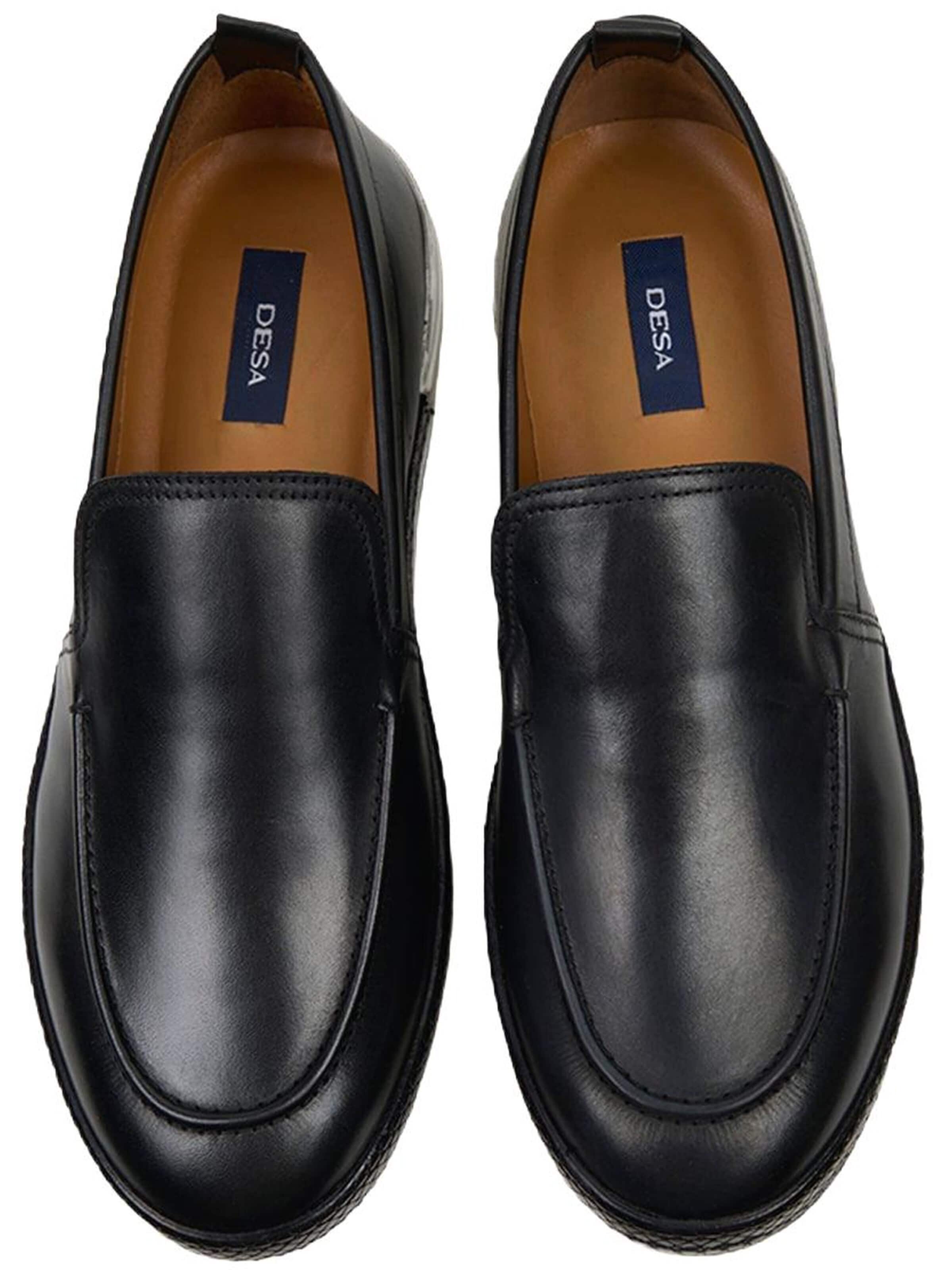Desa - Mocasines 'Slipper' en negro