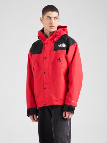 THE NORTH FACE Outdoorjacka 'MOUNTAIN' i röd: framsida