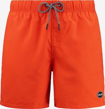 Shorts de bain Shiwi en rouge : devant