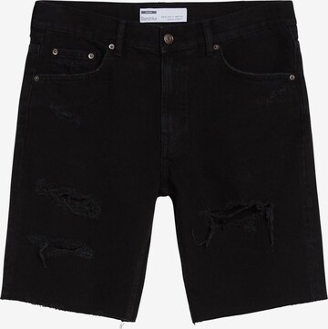 Bershka Jeans in Black: front