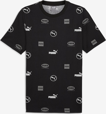 PUMA Performance Shirt 'Power' in Black: front