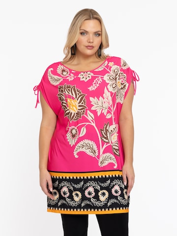 Yoek Tunic in Pink: front