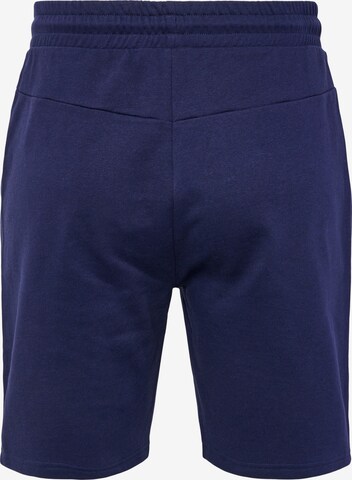 Hummel Regular Sportbroek in Blauw