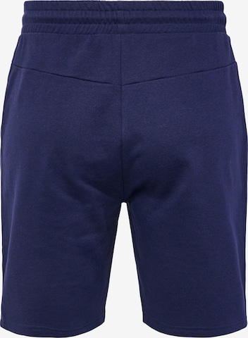 Hummel Regular Sportbroek in Blauw