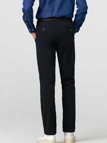 MEYER Regular Chinohose 'Oslo' in Blau