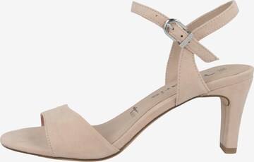 TAMARIS Sandalen met riem in Beige