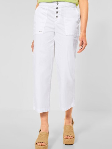 Regular Pantalon STREET ONE en blanc : devant