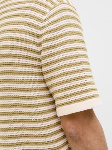 JACK & JONES Πλεκτή ζακέτα 'JORAlmeria' σε μπεζ