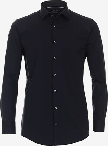 VENTI Slim fit Business Shirt in Blue: front