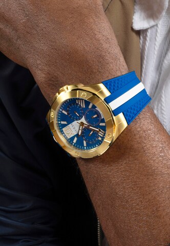 Montre à affichage analogique 'Vette' GUESS en bleu