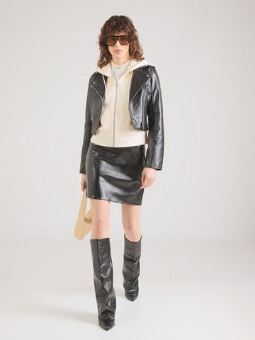 Calvin Klein Jeans Bluza rozpinana w kolorze biały