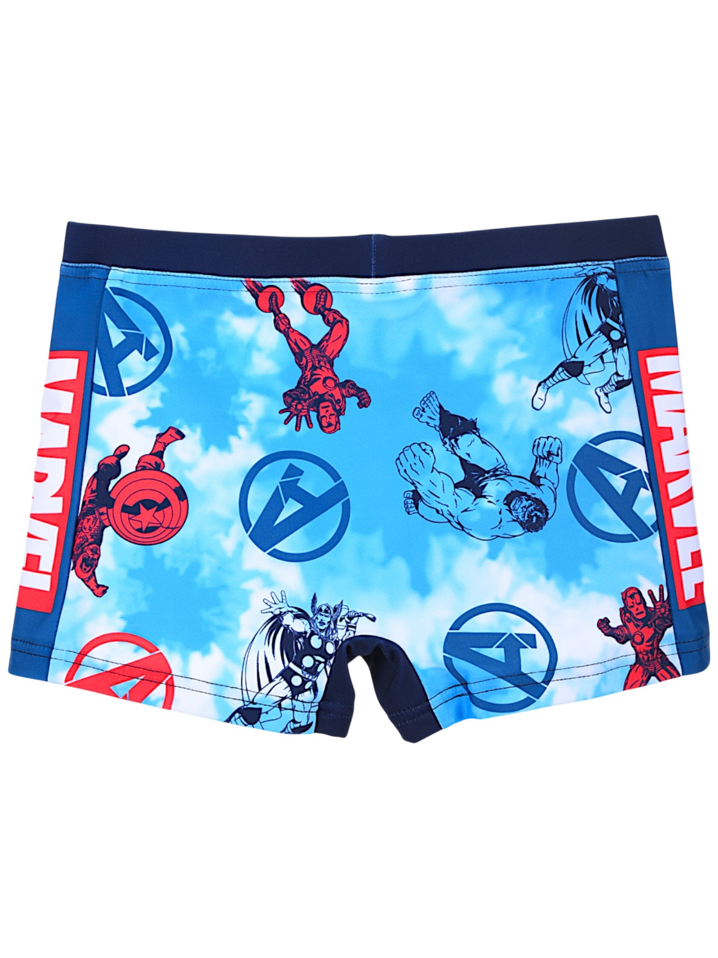 Marvel Avengers Badeshorts 'Avengers'‌‌‌‌‌‌‌ in Blau: Vorderseite