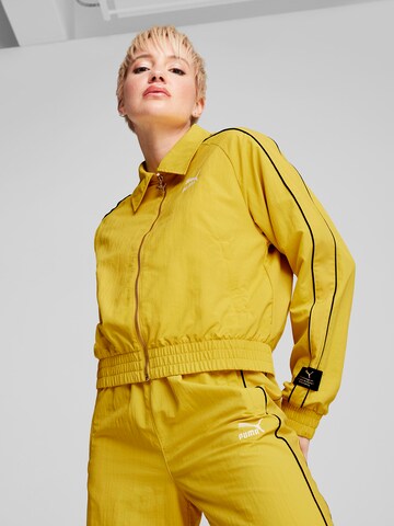 PUMA Between-Season Jacket 'PLAY LOUD T7' in Yellow