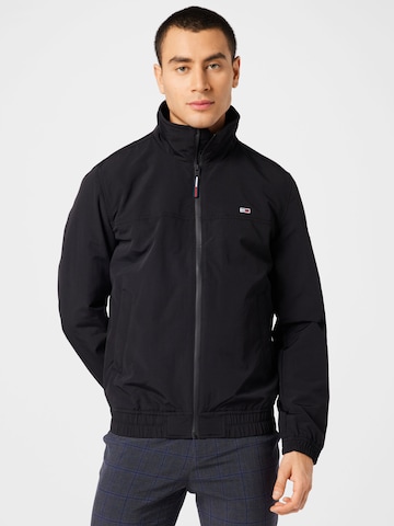 Veste mi-saison Tommy Jeans en noir : devant