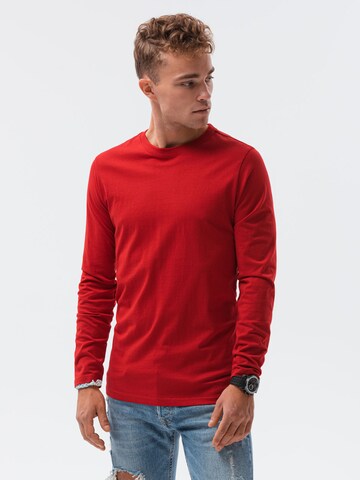 Ombre Shirt 'L138' in Rood: voorkant
