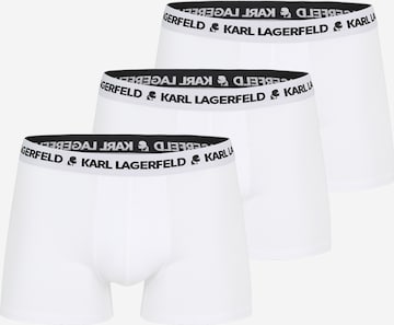 Karl Lagerfeld Боксерки в бяло: отпред