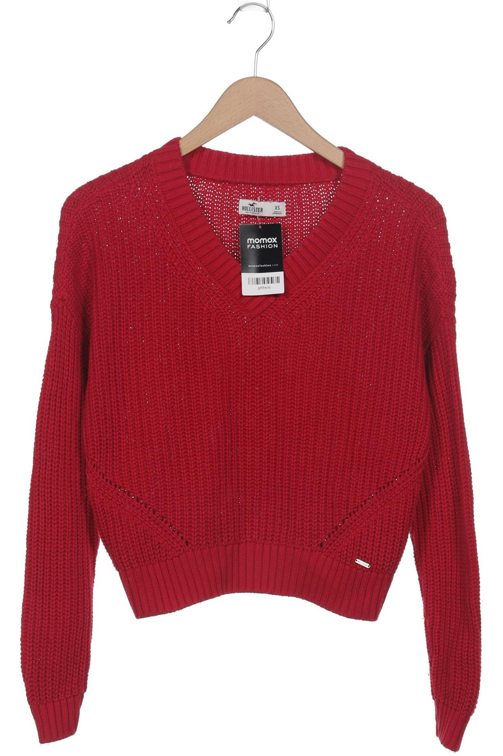 HOLLISTER Sweater & Cardigan in XS in Red: front
