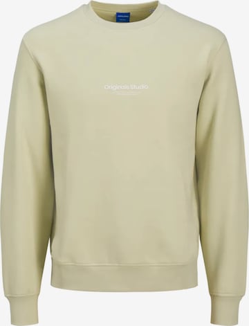 Jack & Jones Junior Sweatshirt 'Vesterbro' in Grün: Vorderseite