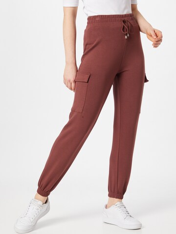 Regular Pantalon cargo 'Jo' ABOUT YOU en rouge : devant