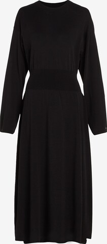 TOMMY HILFIGER Knitted dress in Black: front
