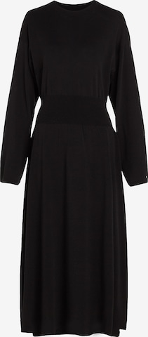 TOMMY HILFIGER Knitted dress in Black: front