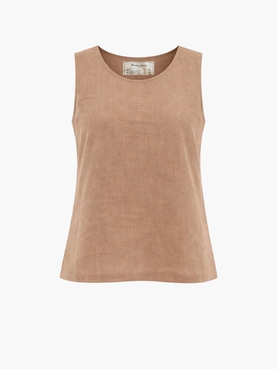 AmourLinen Top 'Colette'‌‌ in XS in hellbraun, Produktansicht