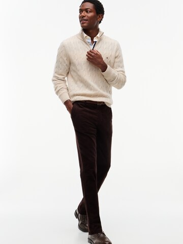 Coupe slim Pantalon chino 'DENTON' TOMMY HILFIGER en marron