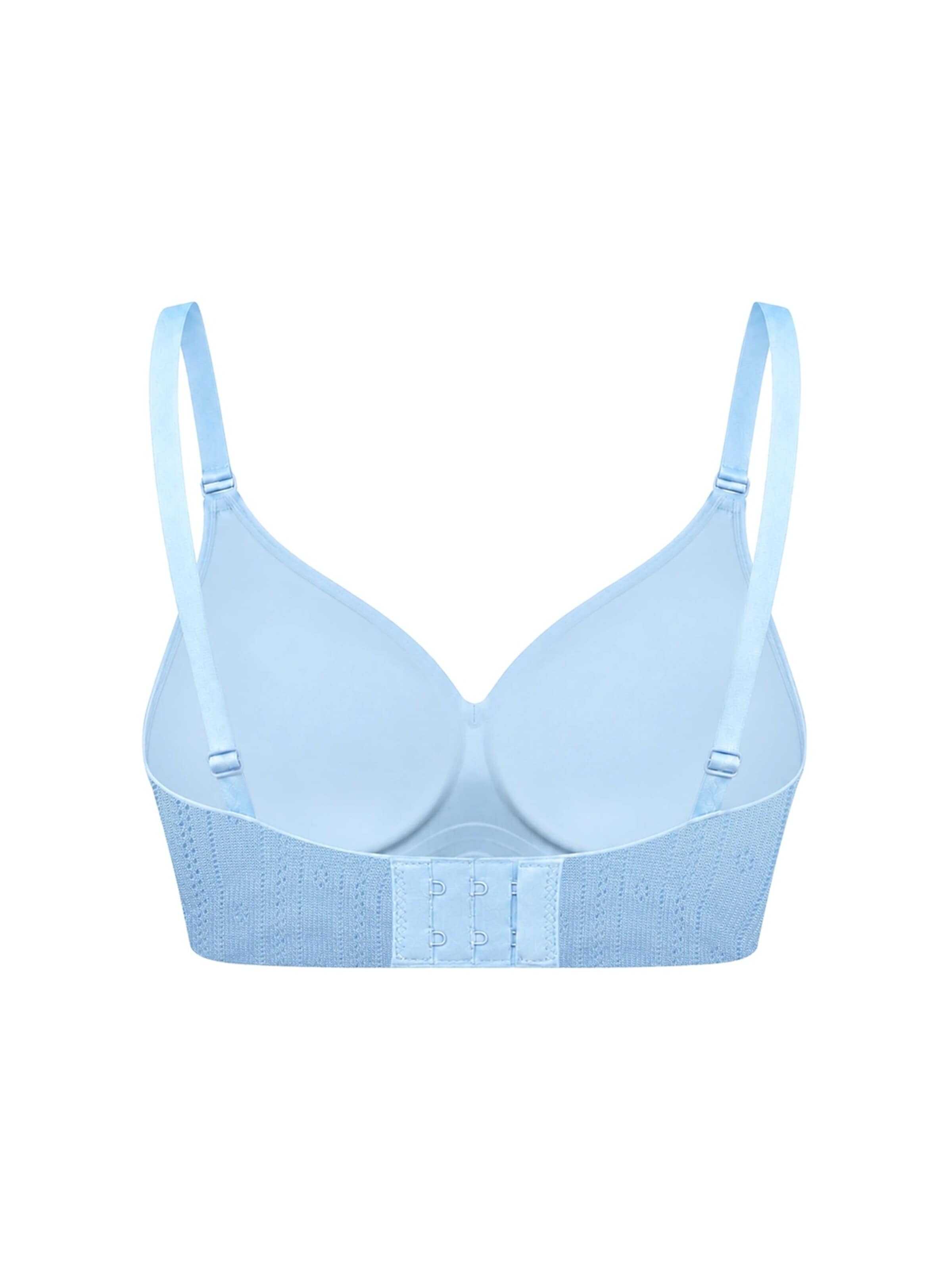 cfab Push-up BH 'Jacquard Comfort Push-Up BH' in Blauw