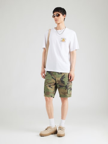 balta JACK & JONES Marškinėliai 'JORVINTAGE FRUITS'