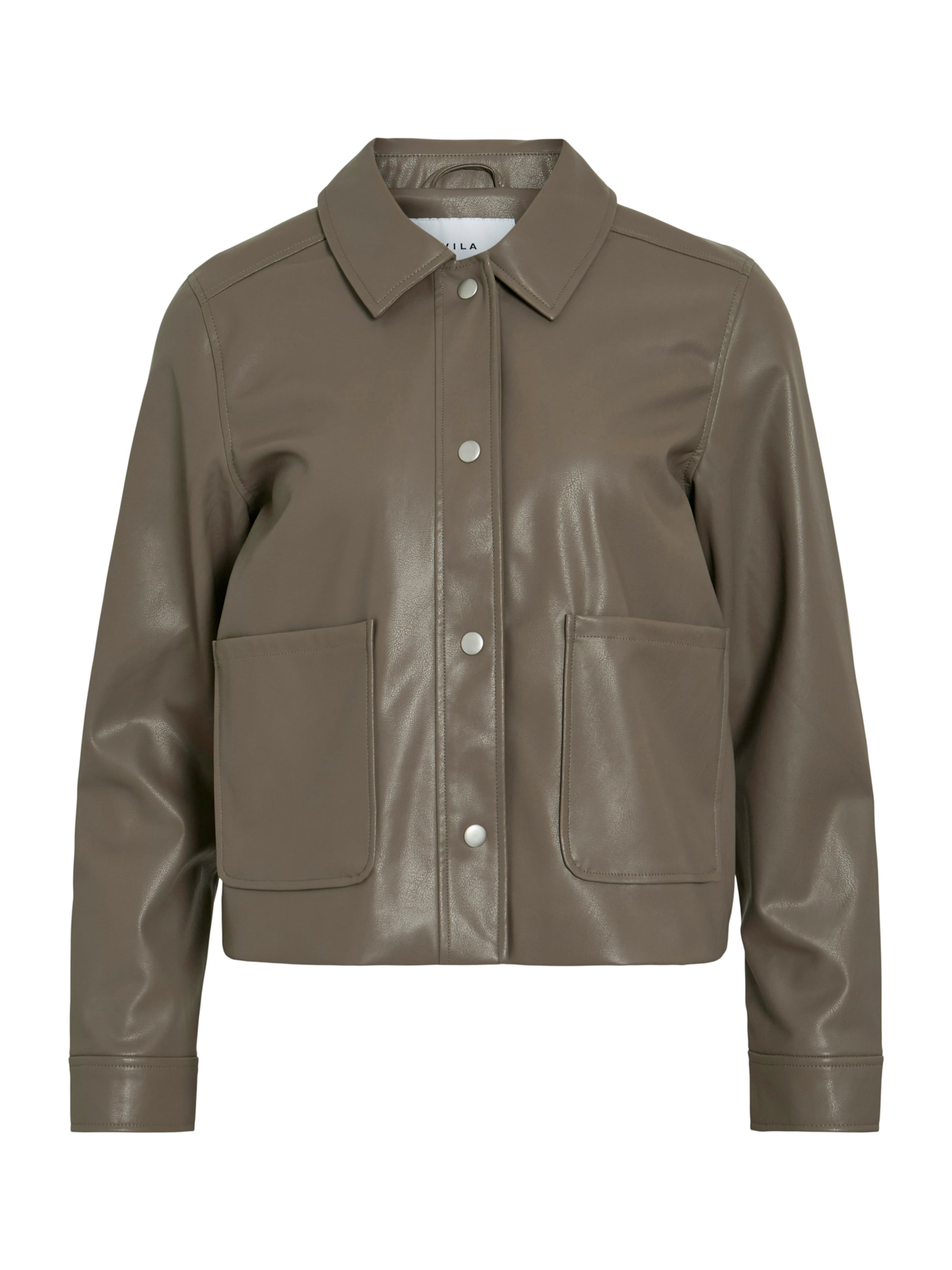 VILA Between-Season Jacket 'VIHellium' in Grey: front