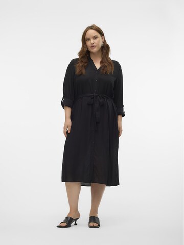 Vero Moda Curve Blusekjole 'BUMPY' i sort