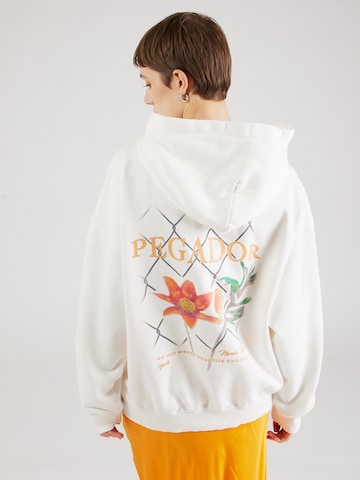 Pegador Sweatshirt 'MARAMIE' i hvid: forside