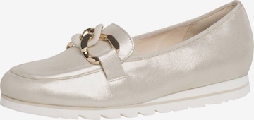 Chaussure basse HASSIA en or : devant