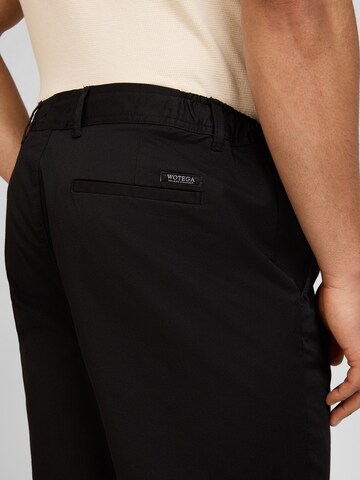 WOTEGA Regular Chino Pants 'Luno' in Black