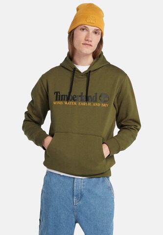 TIMBERLAND Sweatshirt in Groen: voorkant