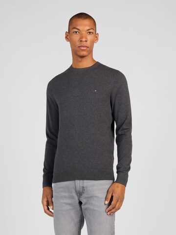 TOMMY HILFIGER Sweter w kolorze szary: przód
