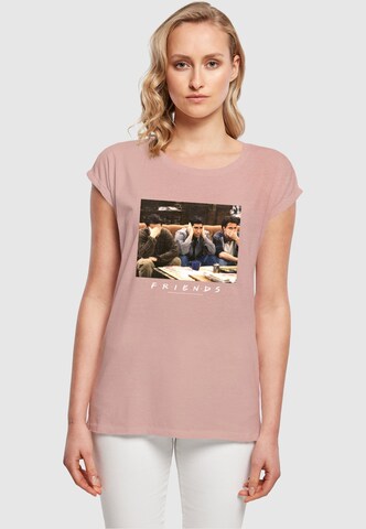 T-shirt 'Friends - Three Wise Guys' ABSOLUTE CULT en rose : devant