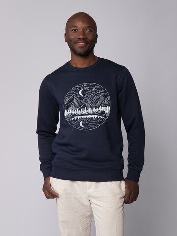 Watapparel Sweatshirt in Blue: front